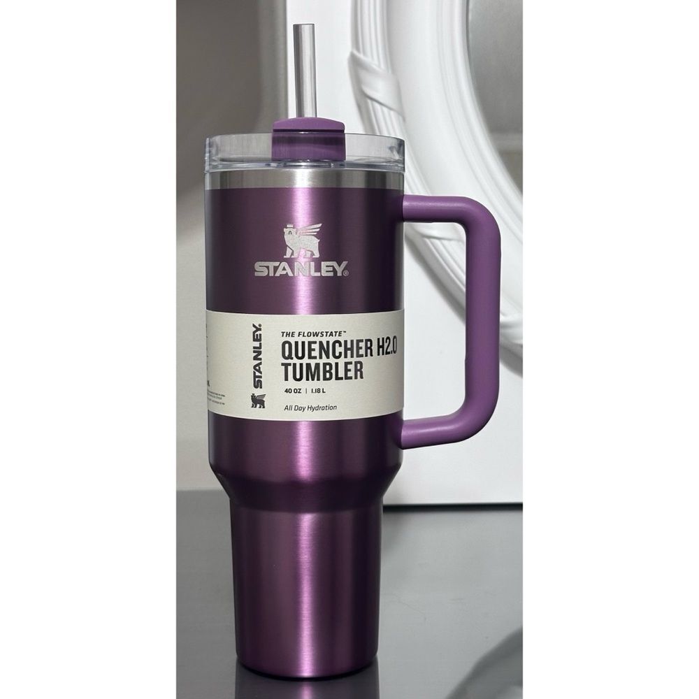 Stanley Quencher H2.0 FlowState 40oz‎ Tumbler, PRIMROSE GLOW